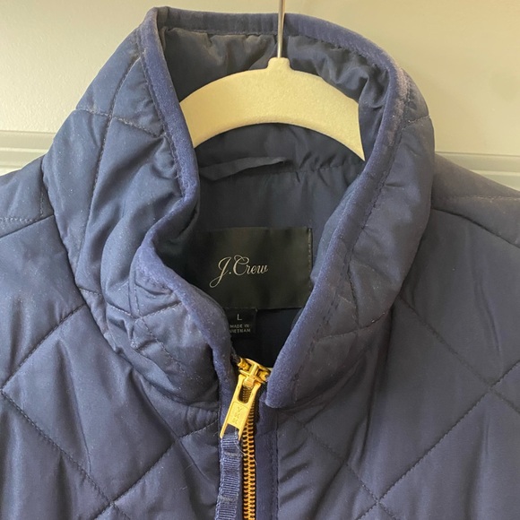 J.Crew navy Excursion vest in recycled poly with PrimaLoft® fill, size large. - Picture 5 of 9